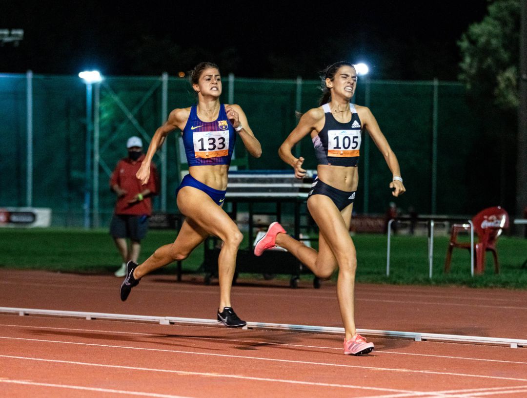Águeda Muñoz compitiendo en la Milla de Barcelona Águeda Muñoz compitiendo en la Milla de Barcelona