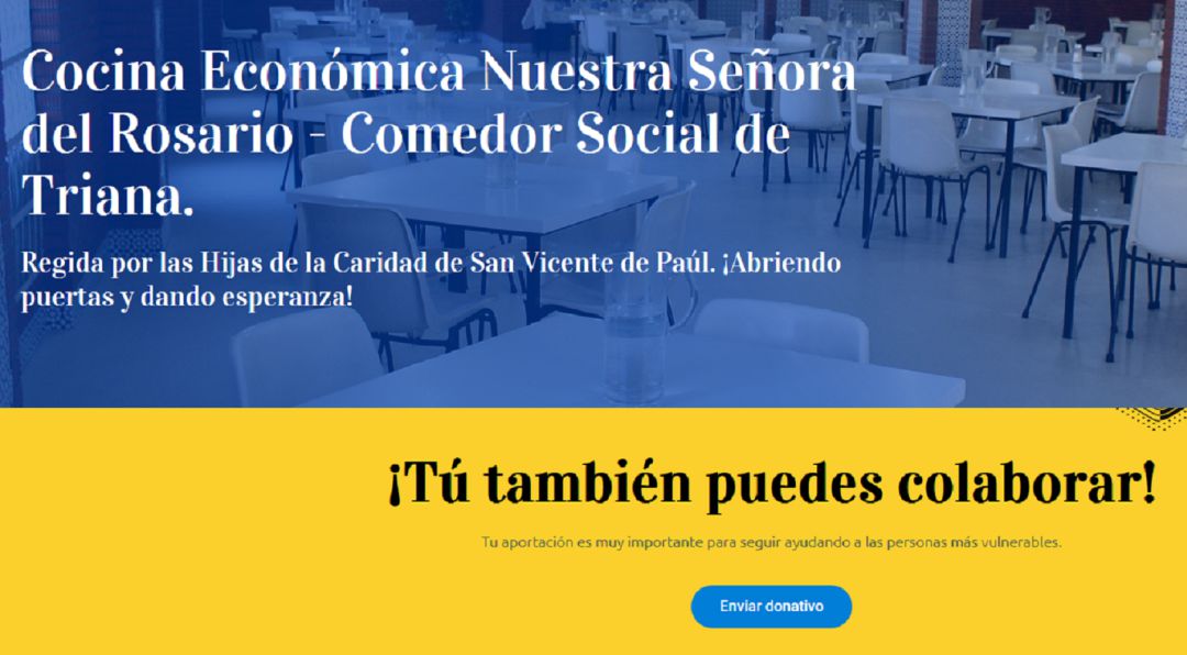 Página web donde se pueden hacer las donaciones Página web donde se pueden hacer las donaciones
