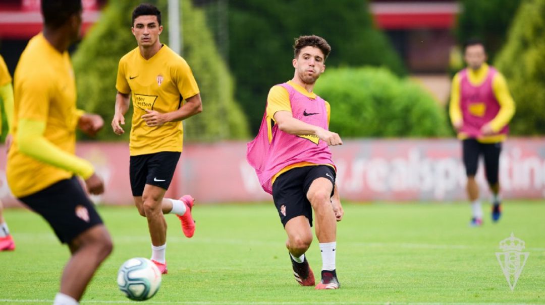 Nacho Méndez durante un entrenamiento. Nacho Méndez durante un entrenamiento.