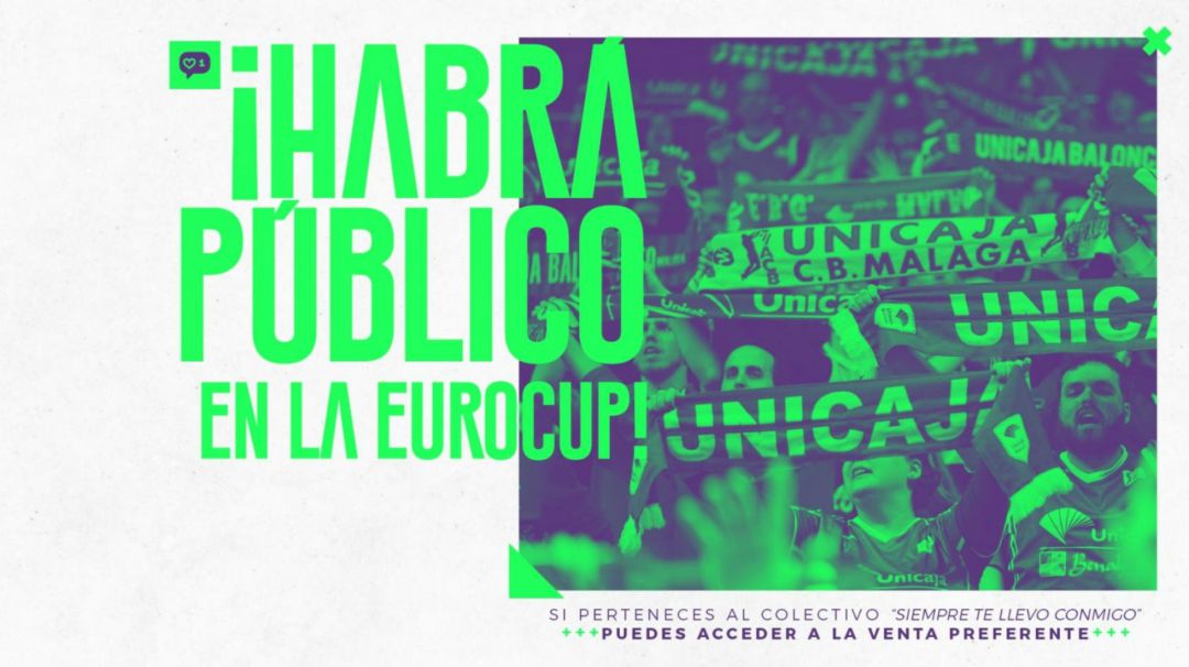 El Unicaja confirmó que el público regresará al Carpena El Unicaja confirmó que el público regresará al Carpena
