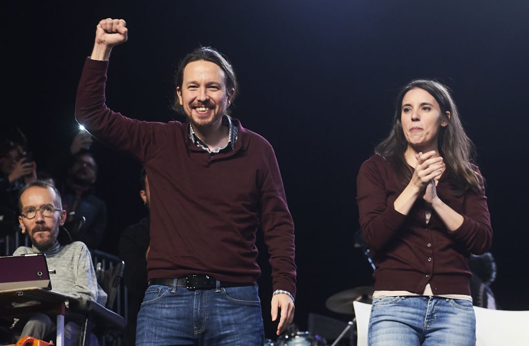 Pablo Iglesias e Irene Montero en una foto de archivo. Pablo Iglesias e Irene Montero en una foto de archivo.