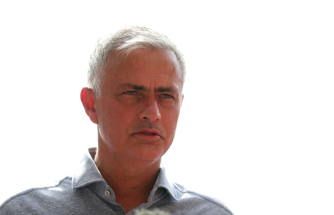 Mourinho, antes del partido contra el KF Shkëndija Tetovo. Mourinho, antes del partido contra el KF Shkëndija Tetovo.