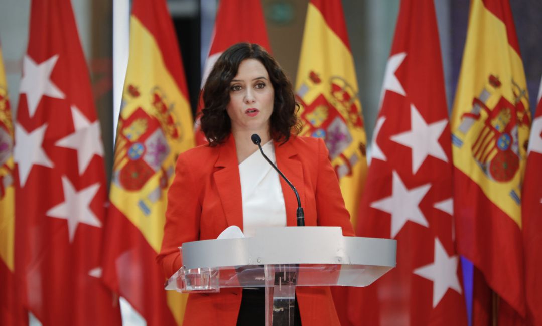 La presidenta de la Comunidad de Madrid, Isabel Díaz Ayuso La presidenta de la Comunidad de Madrid, Isabel Díaz Ayuso