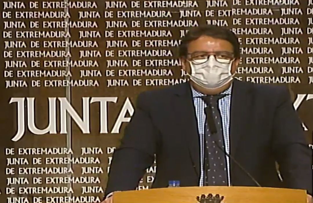 José María Vergeles, Vicepresidente segundo y consejero de sanidad en su comparecencia José María Vergeles, Vicepresidente segundo y consejero de sanidad en su comparecencia