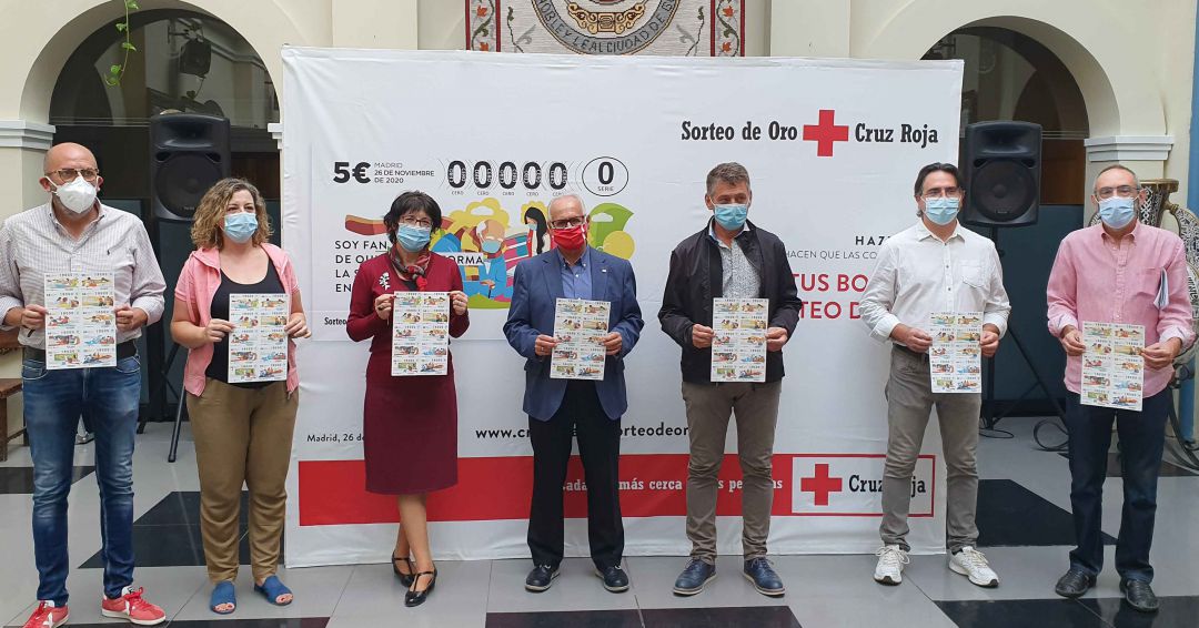 Presentación en Guadix del sorteo del Oro de Cruz Roja. Presentación en Guadix del sorteo del Oro de Cruz Roja.
