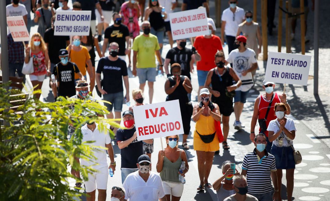 Imagen de la concentración que realizó el sector el pasado mes de agosto Imagen de la concentración que realizó el sector el pasado mes de agosto
