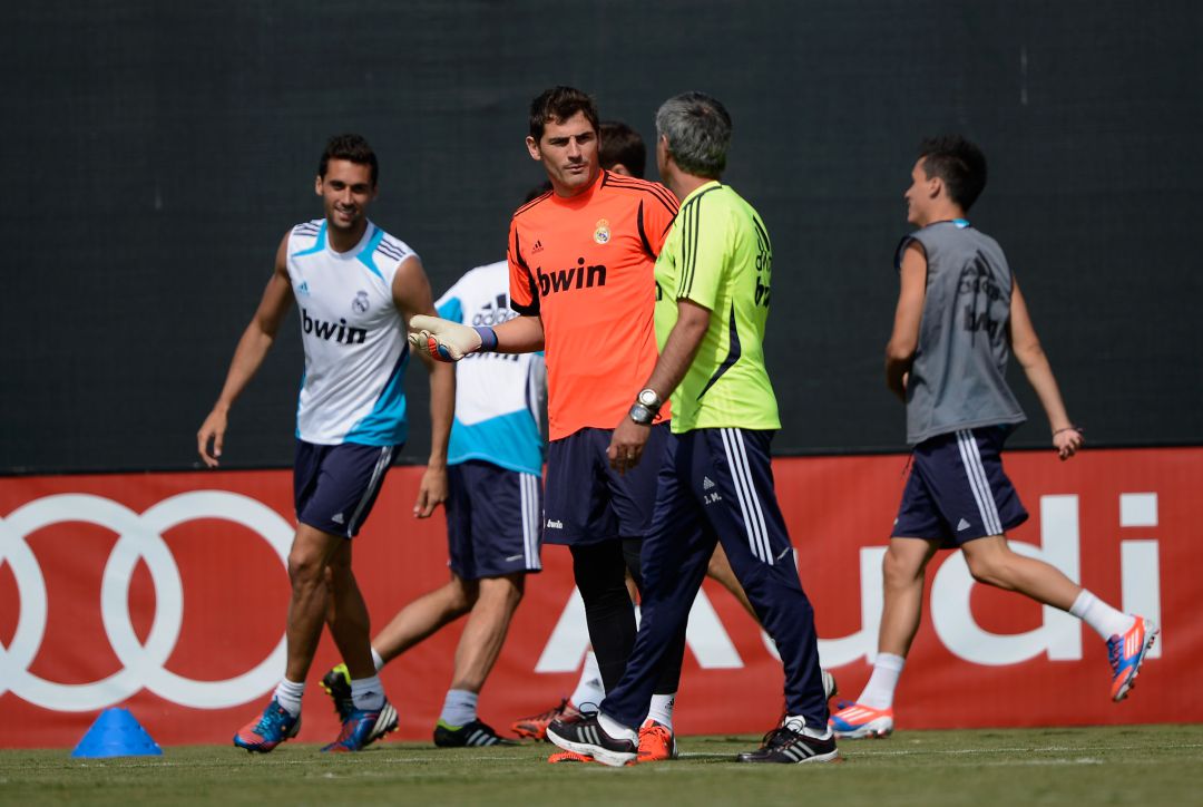Iker Casillas y José Mourinho Iker Casillas y José Mourinho