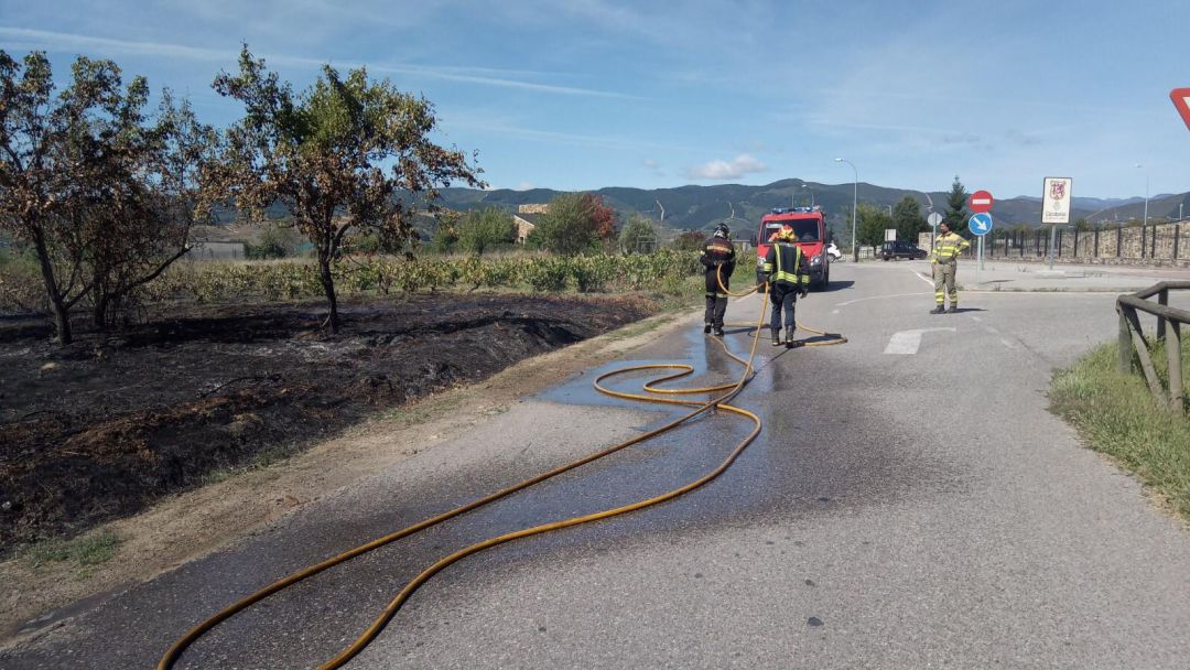 Intervención de los bomberos Intervención de los bomberos
