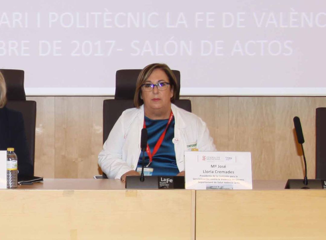 María José Lloria ha trabajado durante años en el hospital La Fe de València. María José Lloria ha trabajado durante años en el hospital La Fe de València.