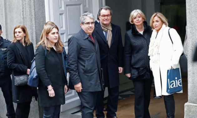 Francesc Homs, Artur Mas, Irene Rigau y Joana Ortega en el Supremo Francesc Homs, Artur Mas, Irene Rigau y Joana Ortega en el Supremo