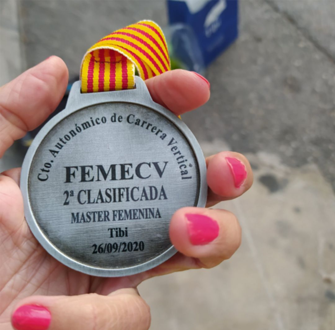 Medalla de Laurence Rastell en el Autonómico de Km Vertical. Medalla de Laurence Rastell en el Autonómico de Km Vertical.