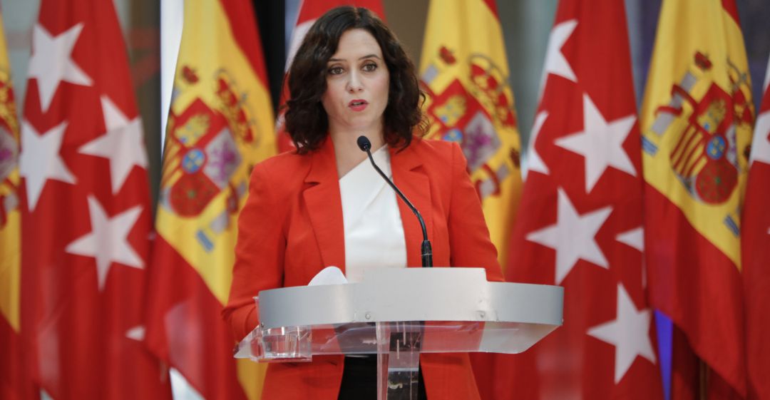 La presidenta de la Comunidad de Madrid, Isabel Díaz Ayuso La presidenta de la Comunidad de Madrid, Isabel Díaz Ayuso