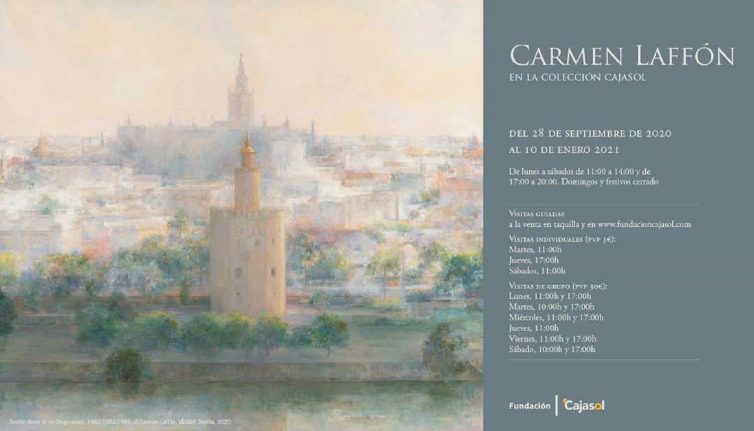 Cartel de la muestra 'Carmen Laffón en la colección Cajasol' Cartel de la muestra 'Carmen Laffón en la colección Cajasol'