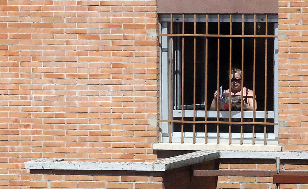 Una vecina de Valladolid durante el confinamiento Una vecina de Valladolid durante el confinamiento