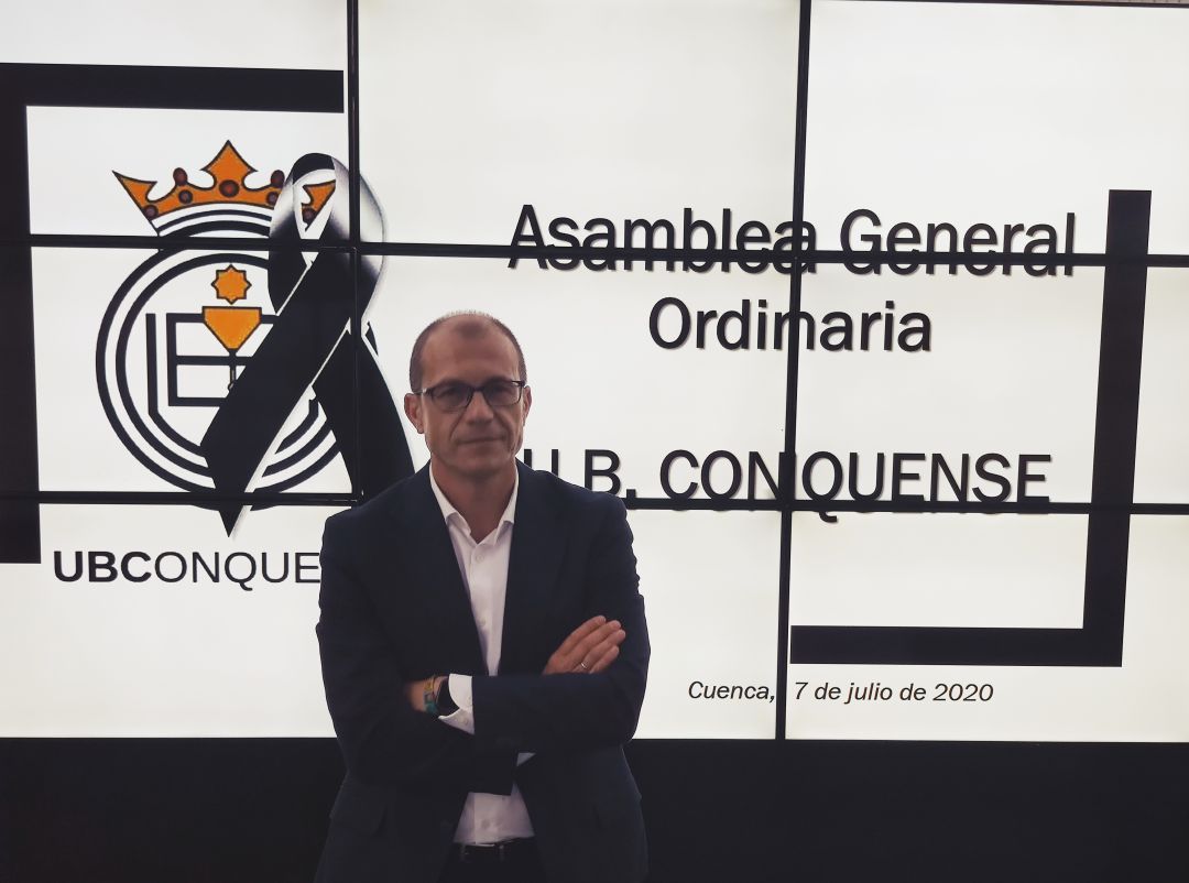 Ángel Mayordomo, nuevo presidente del Conquense Ángel Mayordomo, nuevo presidente del Conquense