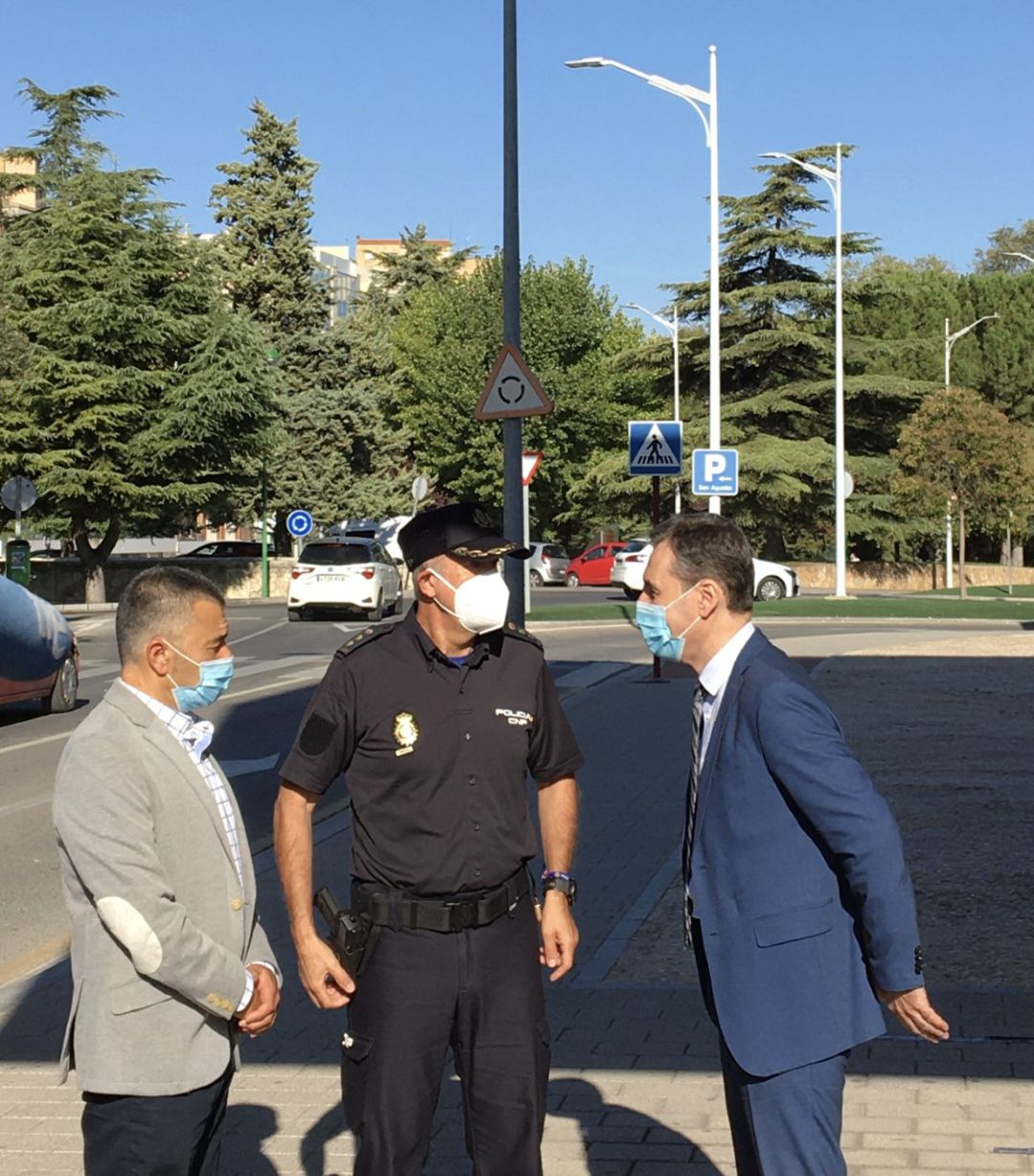 Francisco Tierraseca, delegado del Gobierno en Castilla-La Mancha, en su visita a la Comisaría Provincial de la Policía Nacional de Albacete. Francisco Tierraseca, delegado del Gobierno en Castilla-La Mancha, en su visita a la Comisaría Provincial de la Policía Nacional de Albacete.