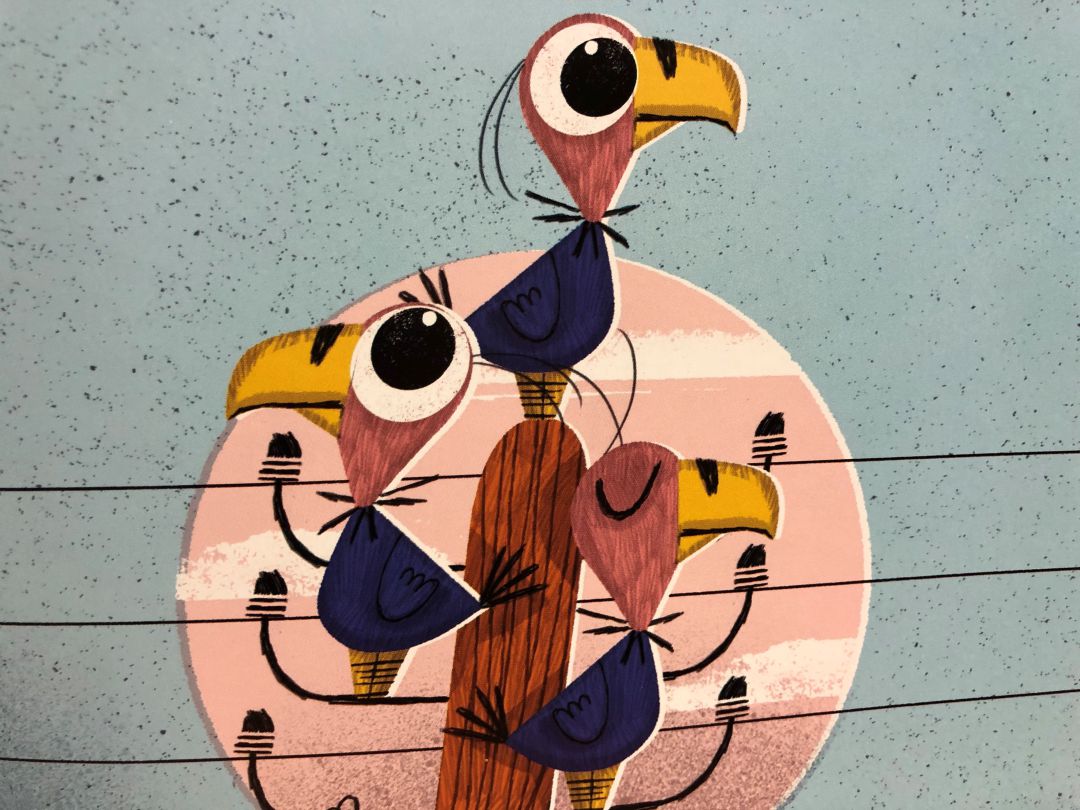 Detalle de una de las ilustraciones de Julio Antonio Blasco en el nuevo álbum ilustrado de Txabi Arnal Detalle de una de las ilustraciones de Julio Antonio Blasco en el nuevo álbum ilustrado de Txabi Arnal