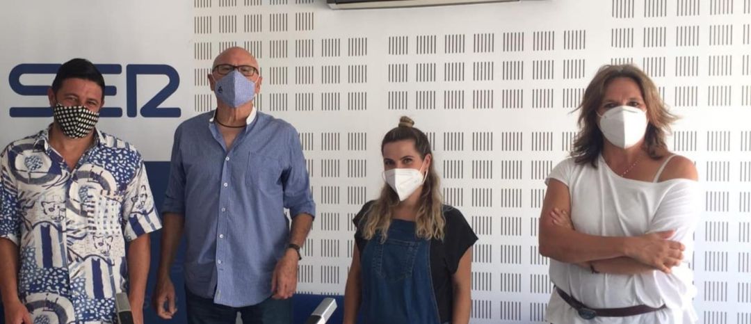 De izquierda a derecha: el cantaor David Palomar, el cantautor Pepe Roca, la actriz Luz de Paz y la fotógrafa María Claus De izquierda a derecha: el cantaor David Palomar, el cantautor Pepe Roca, la actriz Luz de Paz y la fotógrafa María Claus
