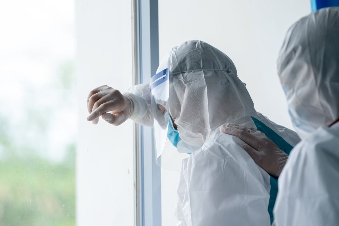 Foto recurso de médicos con EPI Foto recurso de médicos con EPI