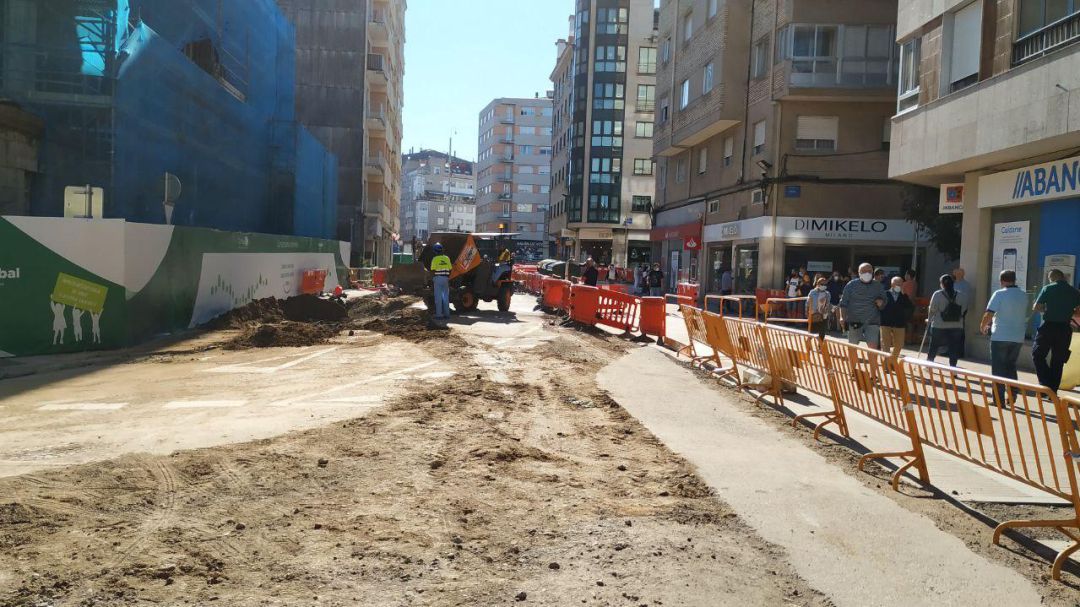 Obras de reforma de la calle Loureiro Crespo Obras de reforma de la calle Loureiro Crespo