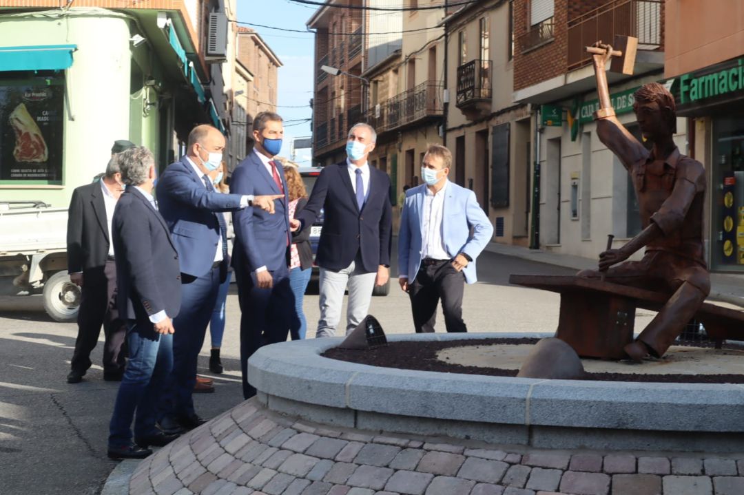 Visita del consejero de Presidencia a Cantalejo Visita del consejero de Presidencia a Cantalejo