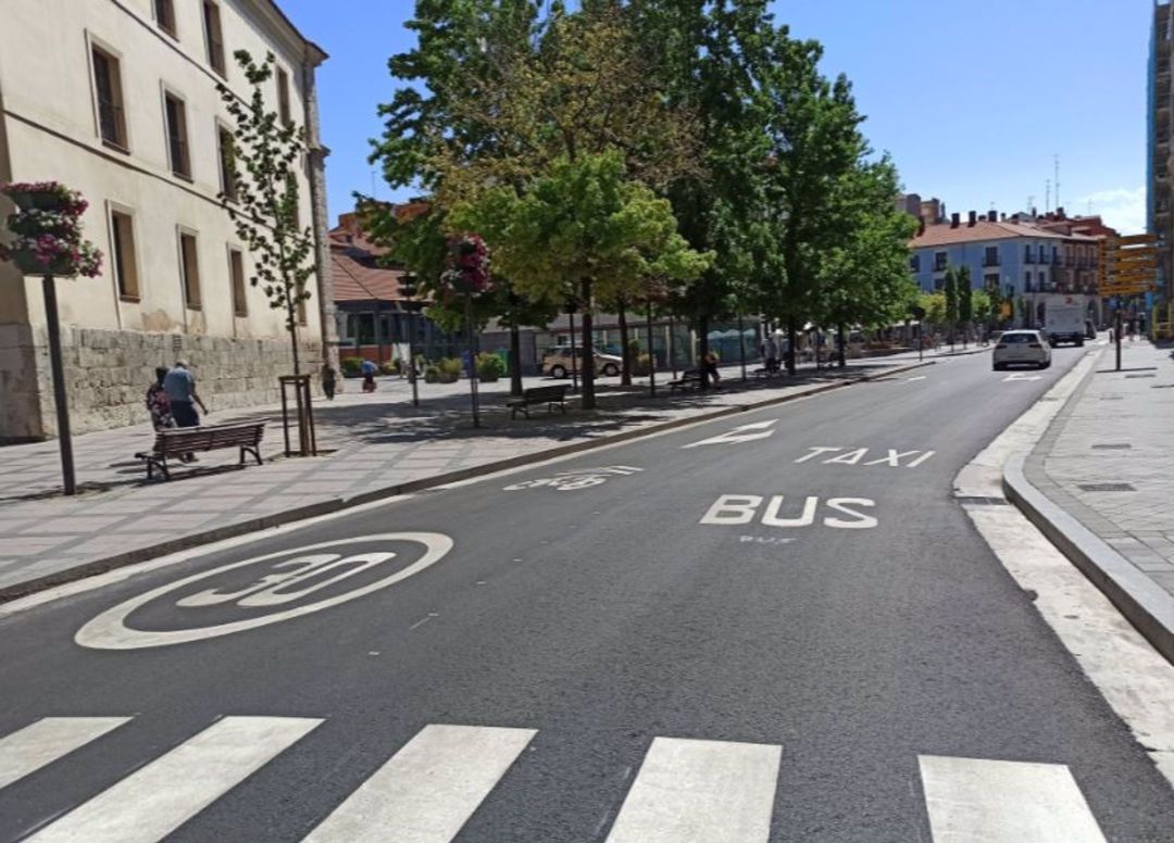 La plaza de la Rinconada, uno de los lugares donde se ha modificado el diseño del tráfico en Valladolid La plaza de la Rinconada, uno de los lugares donde se ha modificado el diseño del tráfico en Valladolid