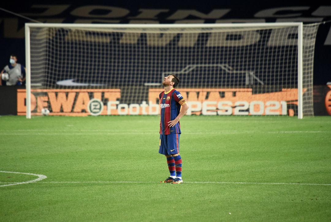 Messi, durante el Gamper Messi, durante el Gamper