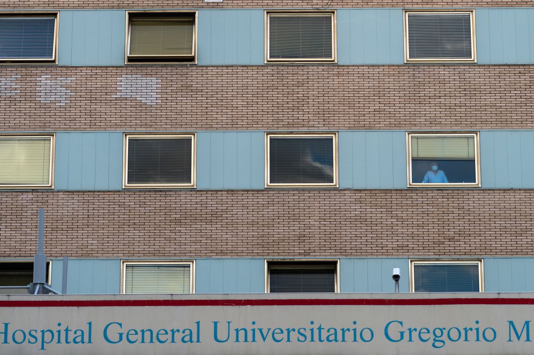 Fachada del hospital Gregorio Marañón de Madrid. Fachada del hospital Gregorio Marañón de Madrid.