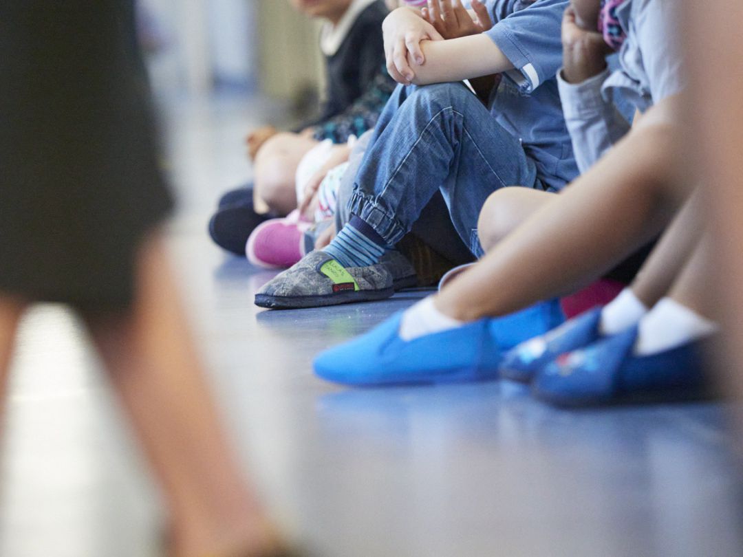 Niños en un colegio Niños en un colegio