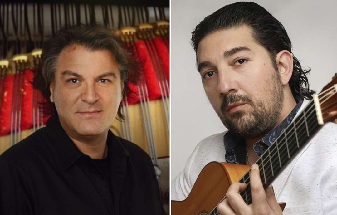 David Peña Dorantes -a la izquierda- y el guitarrista Antonio Rey protagonizan este último miércoles de Bienal David Peña Dorantes -a la izquierda- y el guitarrista Antonio Rey protagonizan este último miércoles de Bienal