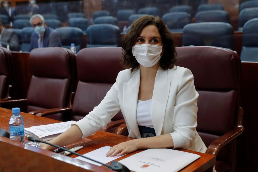 La presidenta regional, Isabel Díaz-Ayuso La presidenta regional, Isabel Díaz-Ayuso