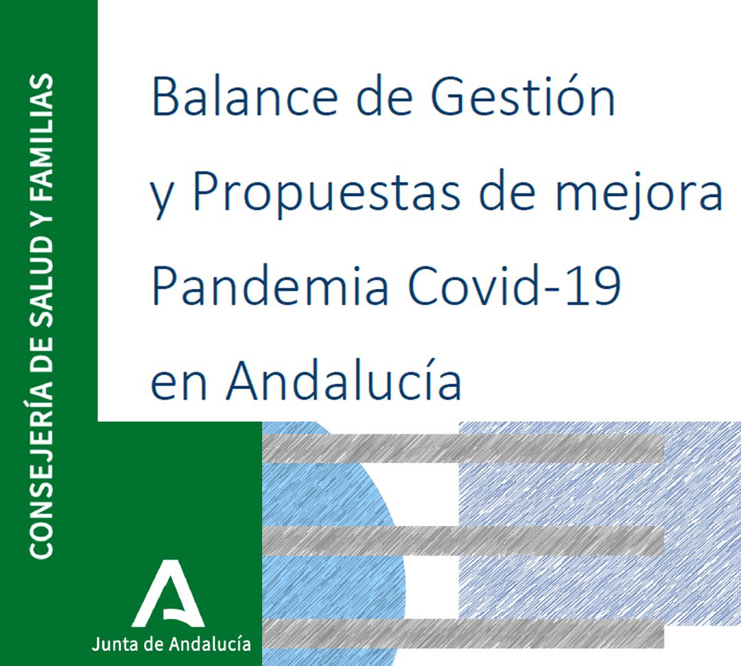 Portada del informe sobre la covid-19 en Andalucía elaborado por el comité de expertos convocado por la Consejería de Salud Portada del informe sobre la covid-19 en Andalucía elaborado por el comité de expertos convocado por la Consejería de Salud