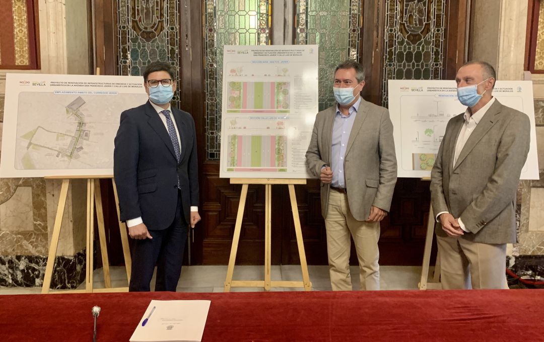 El alcalde de Sevilla, Juan Espadas, ha presentado el proyecto de regeneración integral en San Francisco Javier El alcalde de Sevilla, Juan Espadas, ha presentado el proyecto de regeneración integral en San Francisco Javier