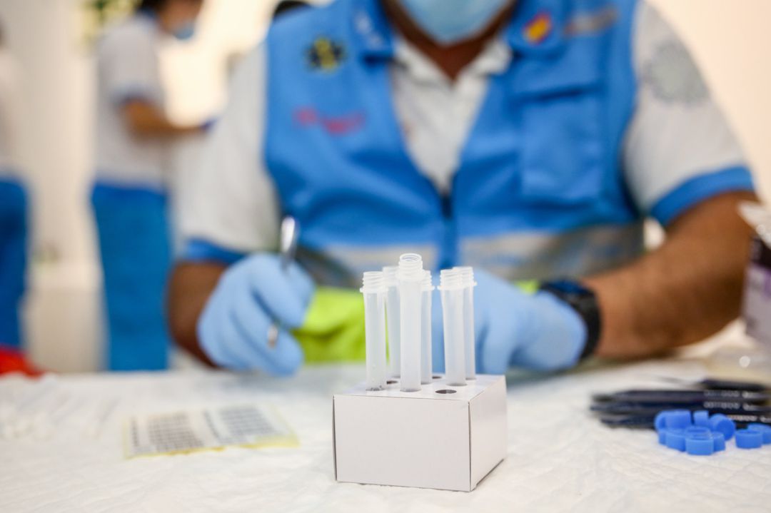 Material sanitario para la realización de test de antígenos Material sanitario para la realización de test de antígenos