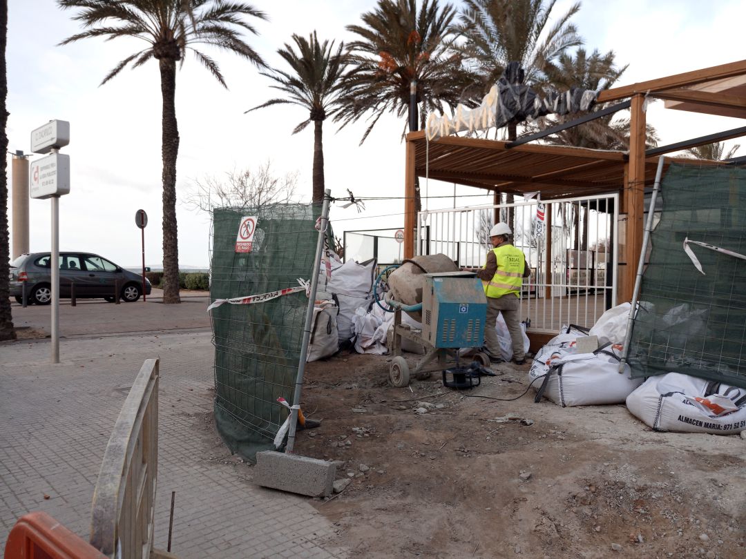 Obras en la Playa de Palma Obras en la Playa de Palma