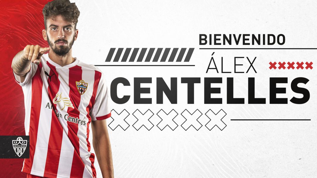 Álex Centelles se convierte en nuevo jugador del Almería. Álex Centelles se convierte en nuevo jugador del Almería.