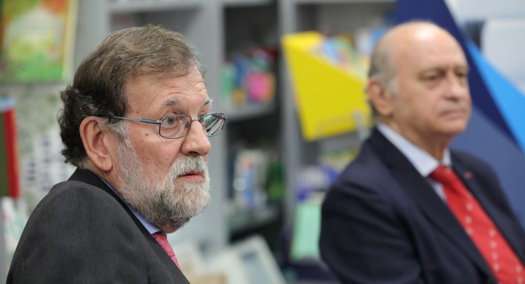 Mariano Rajoy y Jorge Fernandez Díaz, en una imagen de 2019. Mariano Rajoy y Jorge Fernandez Díaz, en una imagen de 2019.