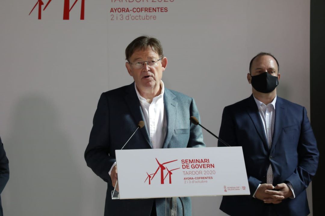 El presidente de la Generalitat, Ximo Puig, en el Seminari de Govern El presidente de la Generalitat, Ximo Puig, en el Seminari de Govern
