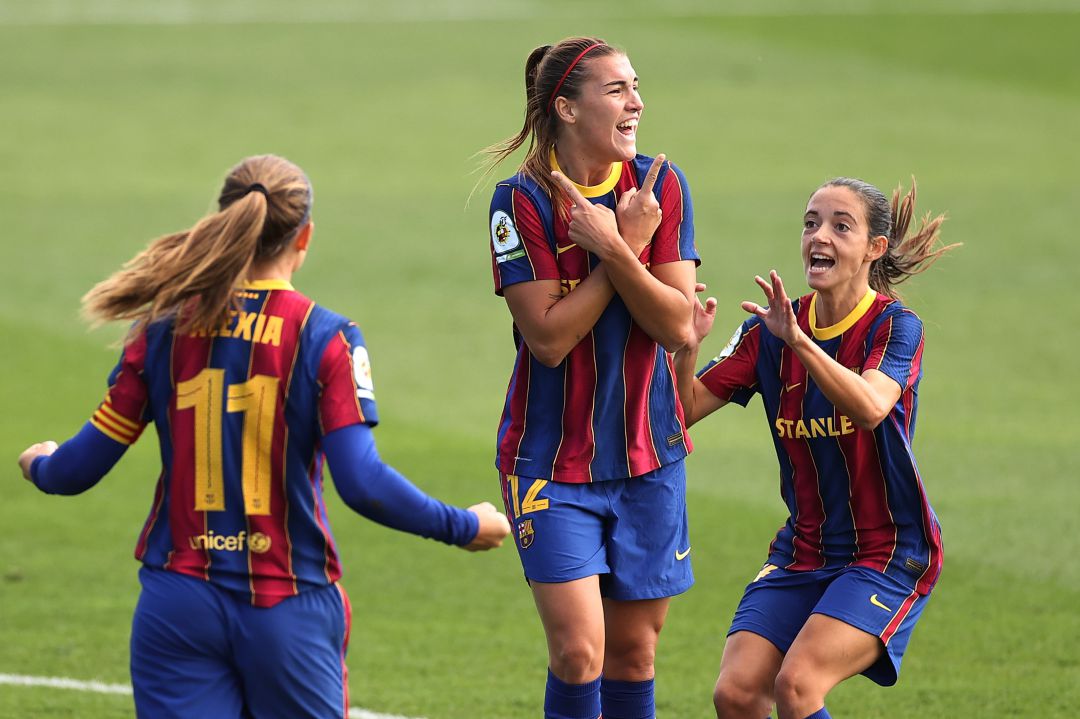 Patri Guijarro celebrando el primer gol ante el Real Madrid Femenino en la jornada 1 de Liga Iberdrola 2020. Patri Guijarro celebrando el primer gol ante el Real Madrid Femenino en la jornada 1 de Liga Iberdrola 2020.