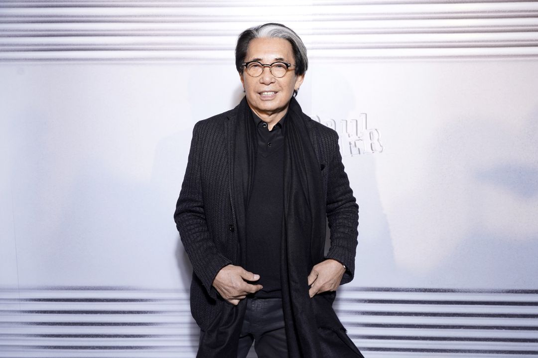 Kenzo Takada, durante un acto de Jean-Paul Gaultier, en 2020 Kenzo Takada, durante un acto de Jean-Paul Gaultier, en 2020