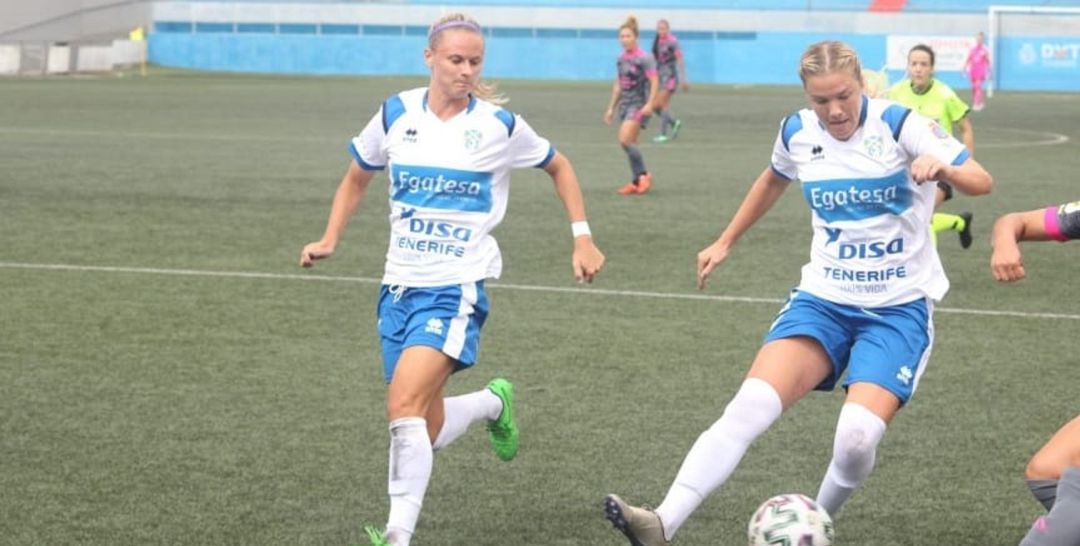 Las tinerfeñas debutaron en el presente campeonato liguero Las tinerfeñas debutaron en el presente campeonato liguero