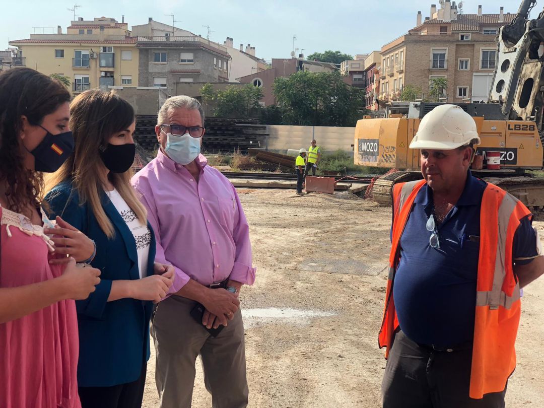 Visita a las obras del soterramiento Visita a las obras del soterramiento
