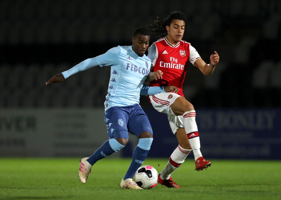 Kivin Appin, con la camiseta del AS Monaco Kivin Appin, con la camiseta del AS Monaco