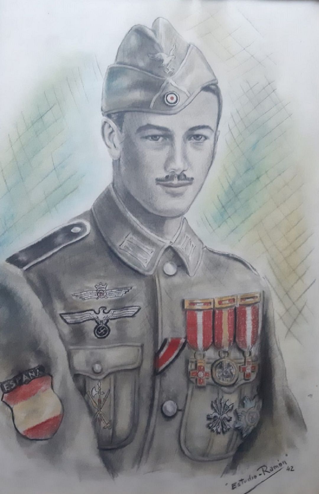 Francisco Redondo, talaverano muerto en batalla en la División Azul Francisco Redondo, talaverano muerto en batalla en la División Azul