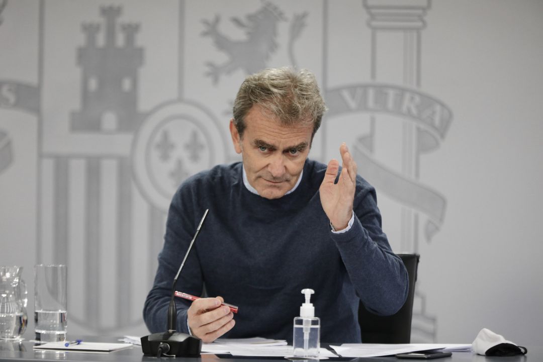 El director del Centro de Coordinación de Alertas y Emergencias Sanitarias (CCAES), Fernando Simón, comparece en rueda de prensa en Moncloa El director del Centro de Coordinación de Alertas y Emergencias Sanitarias (CCAES), Fernando Simón, comparece en rueda de prensa en Moncloa