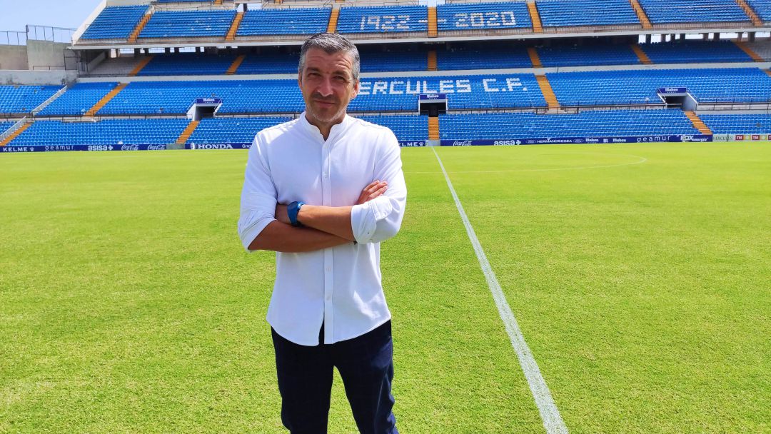 David Cubillo, entrenador del Hércules CF David Cubillo, entrenador del Hércules CF
