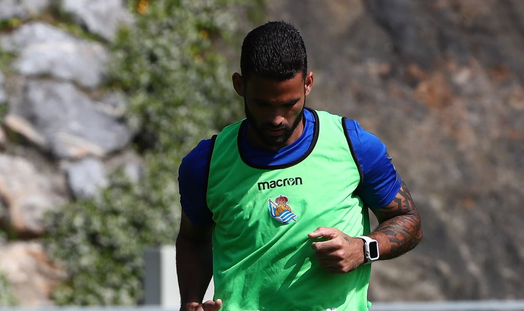 Willisn José se ejercita en Zubieta Willisn José se ejercita en Zubieta