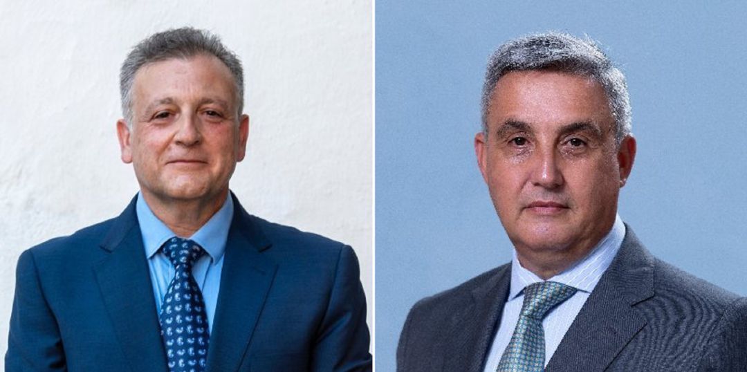 Juan Muñoz Jigato, a la izquierda, y Luis Tovaruela Díaz son los candidatos a hermano mayor de San Esteban Juan Muñoz Jigato, a la izquierda, y Luis Tovaruela Díaz son los candidatos a hermano mayor de San Esteban