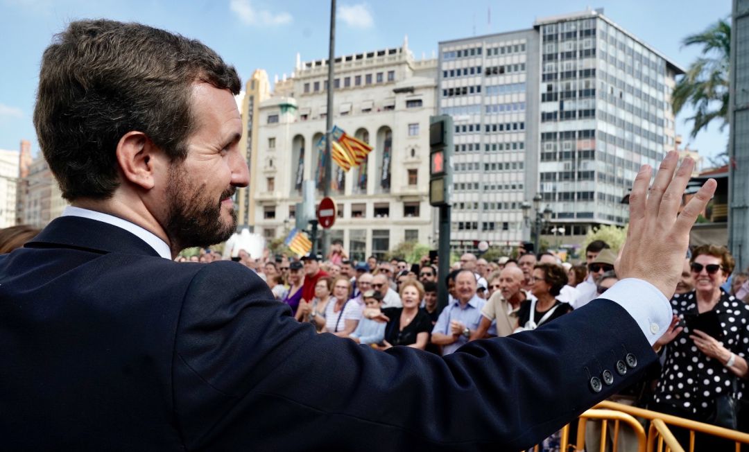 El presidente del PP en València durante los actos del 9 d'Octubre de 2019 El presidente del PP en València durante los actos del 9 d'Octubre de 2019