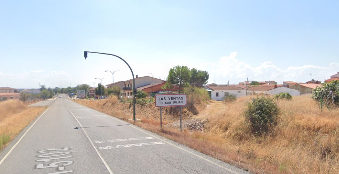Entrada a la localidad de Las Ventas de San Julián Entrada a la localidad de Las Ventas de San Julián